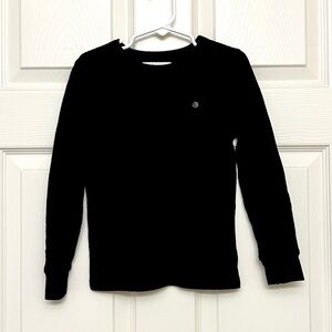 Toddler Boy Old Navy Black Waffle Knit Long Sleeved Shirt Size 5T
